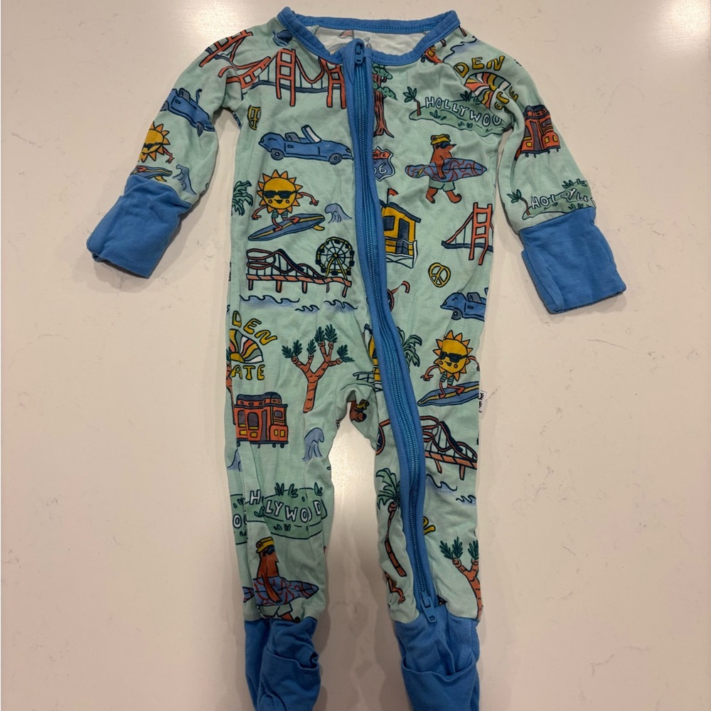 Little Sleepies Golden State Newborn Zippy